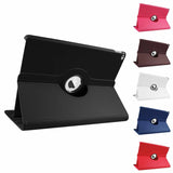 For 9.7" apple iPad Air 2 A1567 A1566 360 Luxury Folio Rotating Stand PU Leather