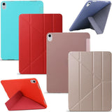 For apple iPad 2 3 4 Leather Case Cover stand A1458 A1459 A1460 5-lines - AQUA