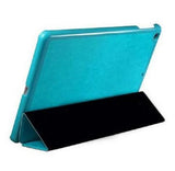 For apple iPad 2 3 4 Leather Case Cover stand A1458 A1459 A1460 5-lines - AQUA