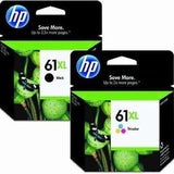 2 Genuine Original HP 61XL Black and Colour Ink Cartridge * EXPIRED DEC 2024 *