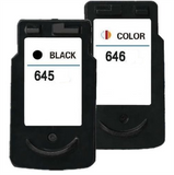 2 Black/Color PG-645 CL-646 Ink For Canon MG3060 2460 TR4560 MX496 TS3160 3360