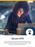 Norton 360 Deluxe 1 year 5 Devices PC MAC ios VPN DARK WEB MONITOR CLOUD storage
