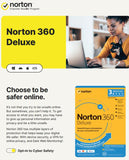 Norton 360 Deluxe 1 year 5 Devices PC MAC ios VPN LATEST 2025 AUS VIA POST