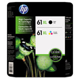2 Genuine Original HP 61XL Black and Colour Ink Cartridge * EXPIRED DEC 2024 *