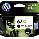 2 Genuine HP 67XL Black HP 67XL Colour High Yield Inkjet Cartridges