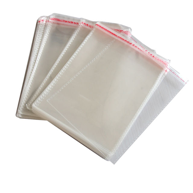 100 DVD case PP Plastic Sleeve Wrapping Fit 14mm DVD Covers Blu Ray Co