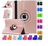 For 12.9" iPad PRO A1652 A1584 360 Luxury Folio Rotating Stand case GOLD SILVER