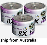 600 Ritek White PRINTABLE Blank DVD-R media 8X 16x Full Hub Printable G05