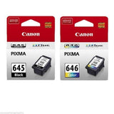 2 Genuine Canon PG645 & CL646 Combo Pack for TS3460 TS3165 TS3360 TR4560 TS3166