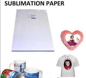100 200 500 10 A4 Heat Sublimation Transfer Paper For Mug Cup Plate T-Shirt AU