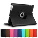 For Apple iPad 2 3 4 360 Degree Rotating Leather Folding Flip Smart Case Cover