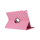 360 Rotating Polka DOT Print Flip Stand Case Cover for Apple iPad 2 3 4 5 6 MINI