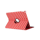 360 Rotating Polka DOT Print Flip Stand Case Cover for Apple iPad 2 3 4 5 6 MINI