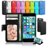 Leather Flip CREDIT CARD Case Wallet Cover Stand For Apple iPhone 7 6S 6 Plus 5