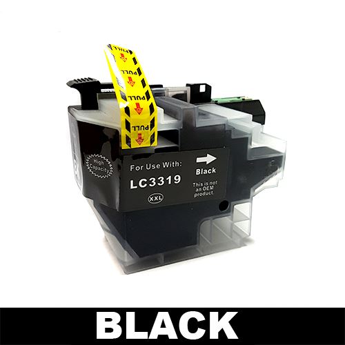 6x LC3319 XL Black Ink Cartridge For Brother MFC J5730dw J6530dw J6730dw LC3317