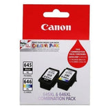 2 Canon PG645XL CL646XL Standard Ink MG2460, MG2960, MG2960 etc - New Stock!
