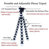 Flexible GORILLA Tripod Stand Universal Phone Mount + bluetooth for iPhone 16 15