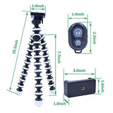Flexible GORILLA Tripod Stand Universal Phone Mount + bluetooth for iPhone 14 13