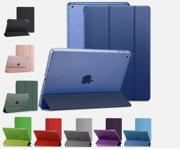 3 fold lines Stand Flip case Cover for iPad 5th 6th gen A1893 A1954 DARK BLUE AU