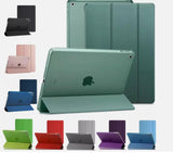 3 fold lines Stand Flip case Cover for iPad 5th 6th gen A1893 A1954 A1893 GREEN