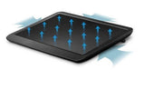 2 FAN Laptop Cooler Cooling Pad Fan USB Stand for 14" Notebook + blue light S2