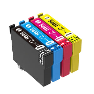 4X Compatible 604 604XL Ink Cartridge For Epson XP2200 XP3200 4200 WF2910 WF2930