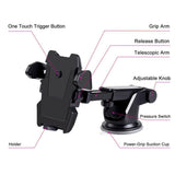 Extendable Phone Stand 360° Rotation Phone Holder Mount for Car