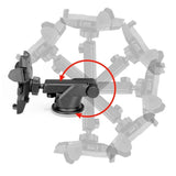 Car Phone Holder Mount 360° Rotatable, Extendable Arm for iPhone Samsung