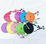 USB FLAT Cable charging Charger Cord for iPhone 4 4S 3GS iPod Touch iPad - GREEN