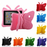 Butterfly Case Cover for iPad 9th 8th 7th Gen Air EVA Heavy Duty Shockproof Kids