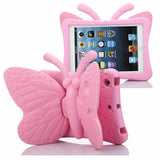Butterfly Case Cover for iPad 9th 8th 7th Gen Air EVA Heavy Duty Shockproof Kids