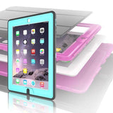 MILITARY HEAVY DUTY DUST SHOCK PROOF Survival case cover iPad MINI 3 FLAP - pink