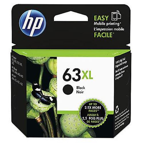 1 Genuine HP 63XL Black Ink Cartridge Brand New Free Postage