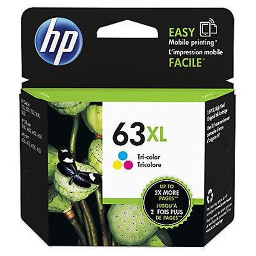 1 Genuine HP 63XL COLOUR Ink Cartridge Brand New Free Postage
