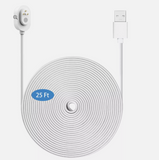 20ft/6m Outdoor Charging Cable for Arlo Pro 3/Arlo Pro4, Arlo Ultra/Arlo Ultra2