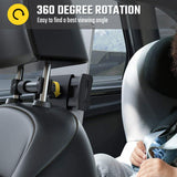 Universal 360° Mount Car Headrest Holder Seat Back Phone Tablet for IOS iPad