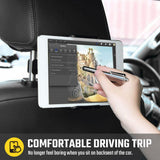 Extendable FIXED Car Back Seat Headrest Long Mount Universal Holder iPad Tablet