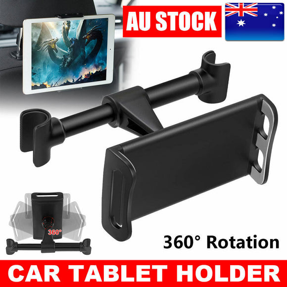 Extendable FIXED Car Back Seat Headrest Long Mount Universal Holder iPad Tablet