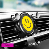 SMILEY FACE Universal Car Air Vent Mount Holder Cradle For samsung iphone AUS