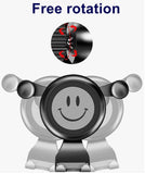 SMILEY FACE Universal Car Air Vent Mount Holder Cradle For samsung iphone AUS