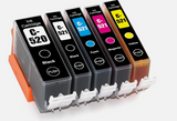 5x Ink For Canon PGI520 CLI521 PIXMA iP4700 MP540 MP550 MP560 Printer Cartridge