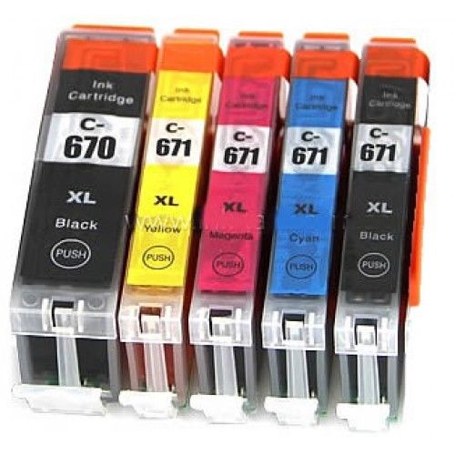 20x Ink Cartridges PGI 670XL CLI 671XL CLI671XL for Canon pixma mg5760 mg5765