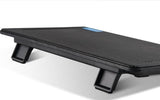 2 FANS Laptop Cooler Cooling Pad Fan USB Stand Notebook Electric Thin Fan S2