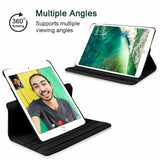 For Apple iPad 2 3 4 360 Degree Rotating Leather Folding Flip Smart Case Cover