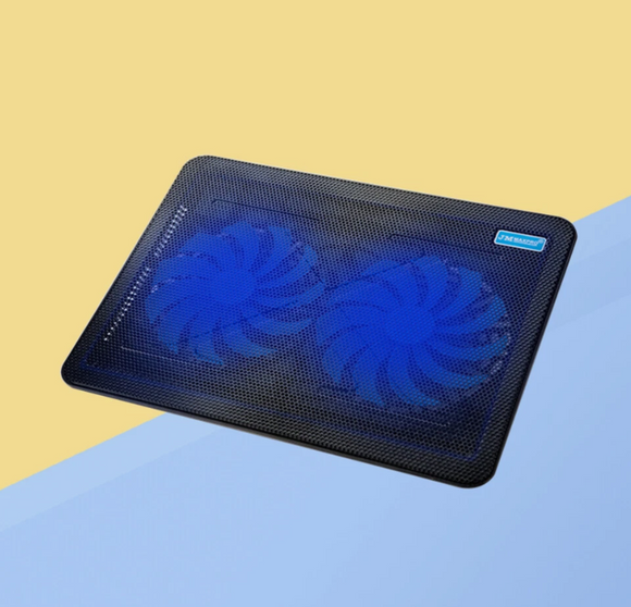 2 FAN Laptop Cooler Cooling Pad Fan USB Stand for 14