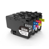 LC432XL Generic Ink Cartridges for Brother Printer Replacement (4-Pack,B/C/M/Y)
