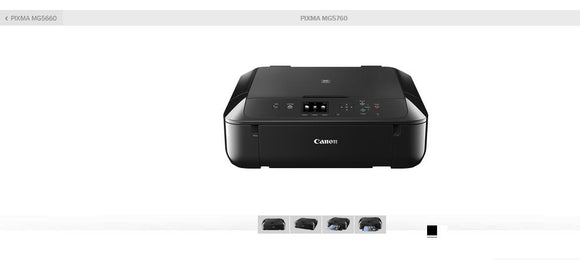 Canon pixma mg5760 5 colour scan print copy - read description