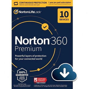 Norton 360 Premium, Deluxe, Secure VPN, Identity Advisor E-License Key