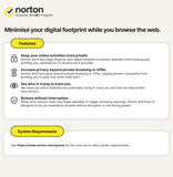 Norton AntiTrack Anti Track 2025 1 Device 1 Year Tracking Blocker E-License AUS