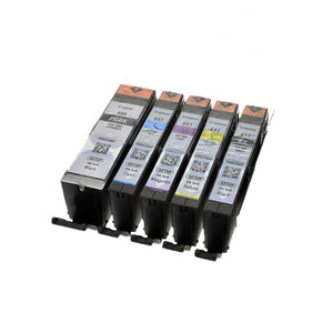 5 Canon Genuine Ink Set x 5 Cartridges PGI-680 (PGBK) CLI-681 (BK Y C M) ##